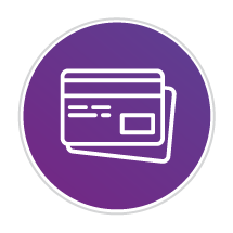 بطاقات فيزا بلاستيكية مسبقة الدفع